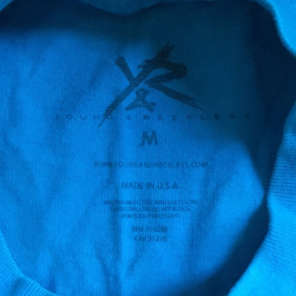 Young & Reckless - (M) Blue w/ large YR logo - Picture 2 of 4